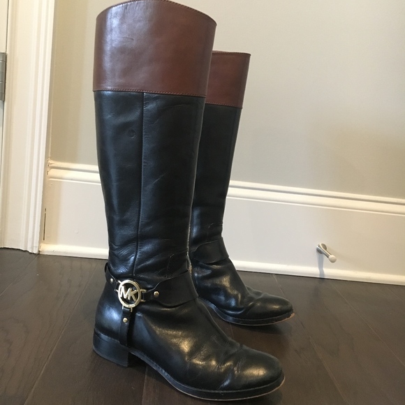 michael kors equestrian boots